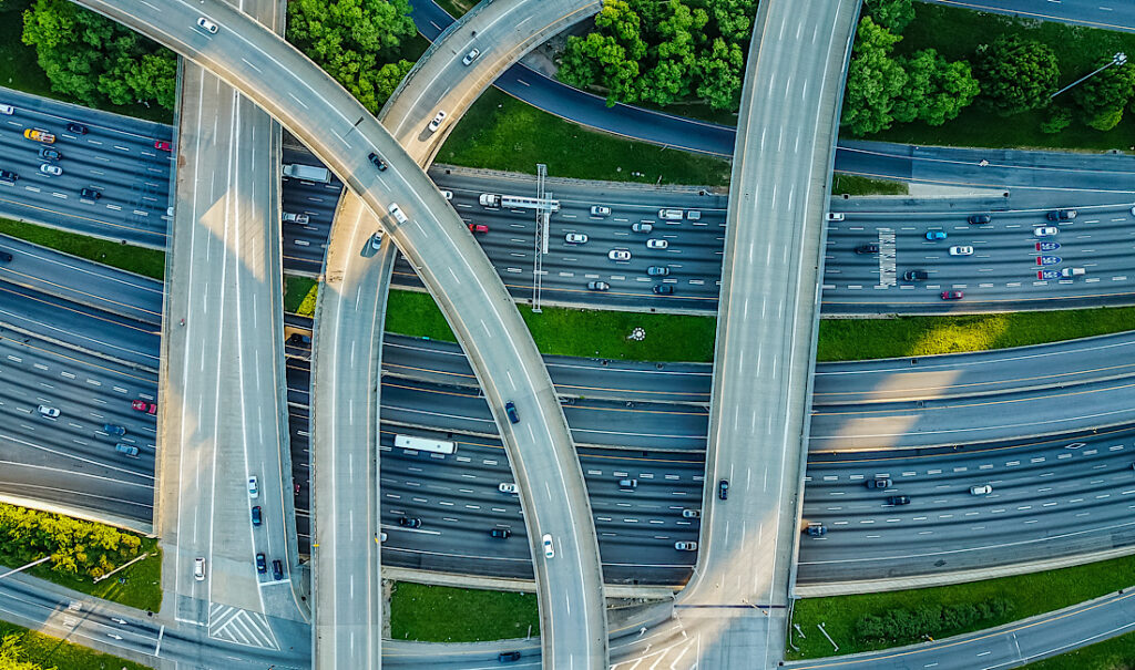 Loop 10 Highway Interchange in Athens, GA