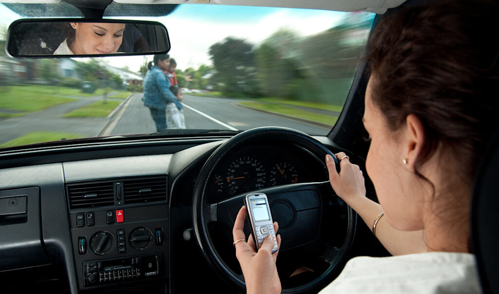 Distracted driving in Athens, GA.