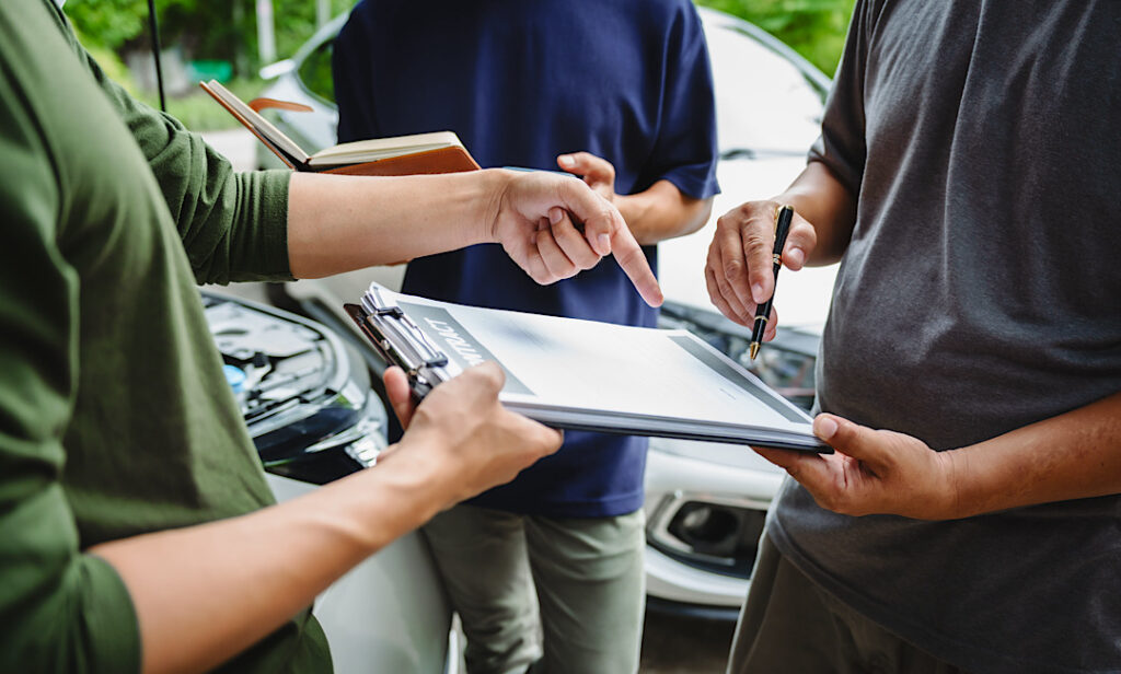 car accident rental car insurance claim in Athens, GA